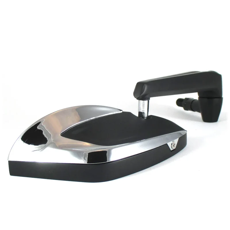 Lenkerspiegel Paar Move schwarz, Alu / ABS, E-geprüft, M10x1.25 & HD Adapter
