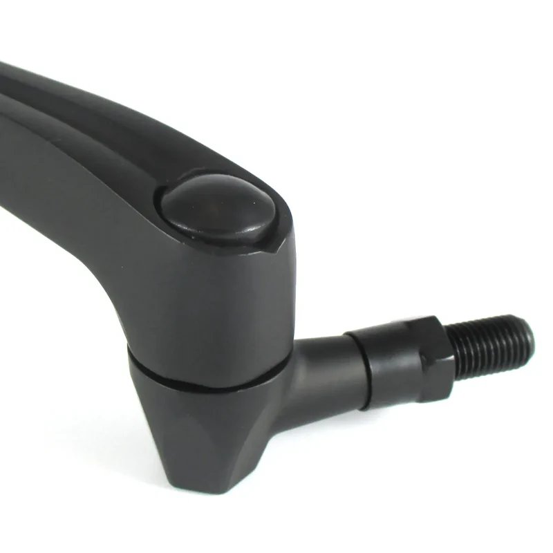 Lenkerspiegel Paar Move schwarz, Alu / ABS, E-geprüft, M10x1.25 & HD Adapter