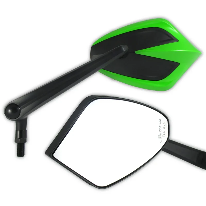 Lenkerspiegel Paar Move schwarz, Alu / ABS, E-geprüft, M10x1.25 & HD Adapter
