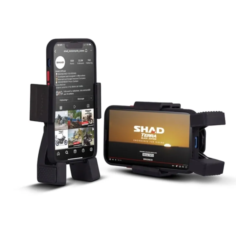 Smartphone Halter SHAD X-Frame für 20-40 mm Lenker 180 x 90 mm, 360 Grad Drehbar
