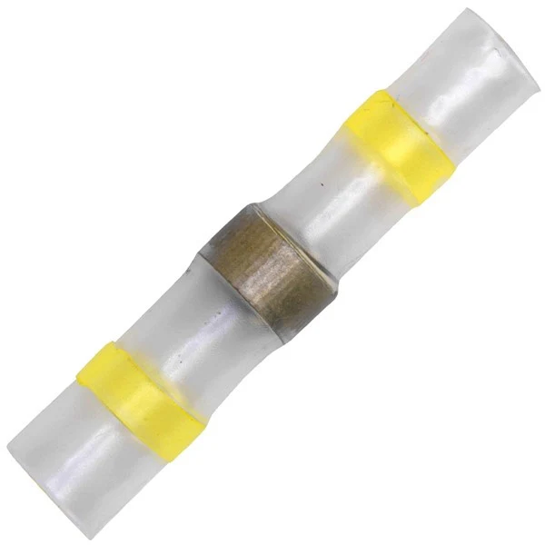 Lötschrumpfverbinder Gelb - Packung mit 25