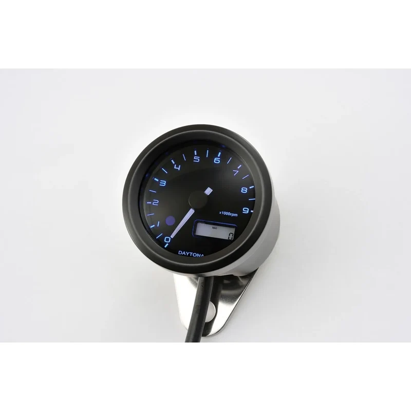 Drehzahlmesser Daytona Velona schwarz, Ø 48 mm, 9000 U/min, 3-farbig, E-geprüft
