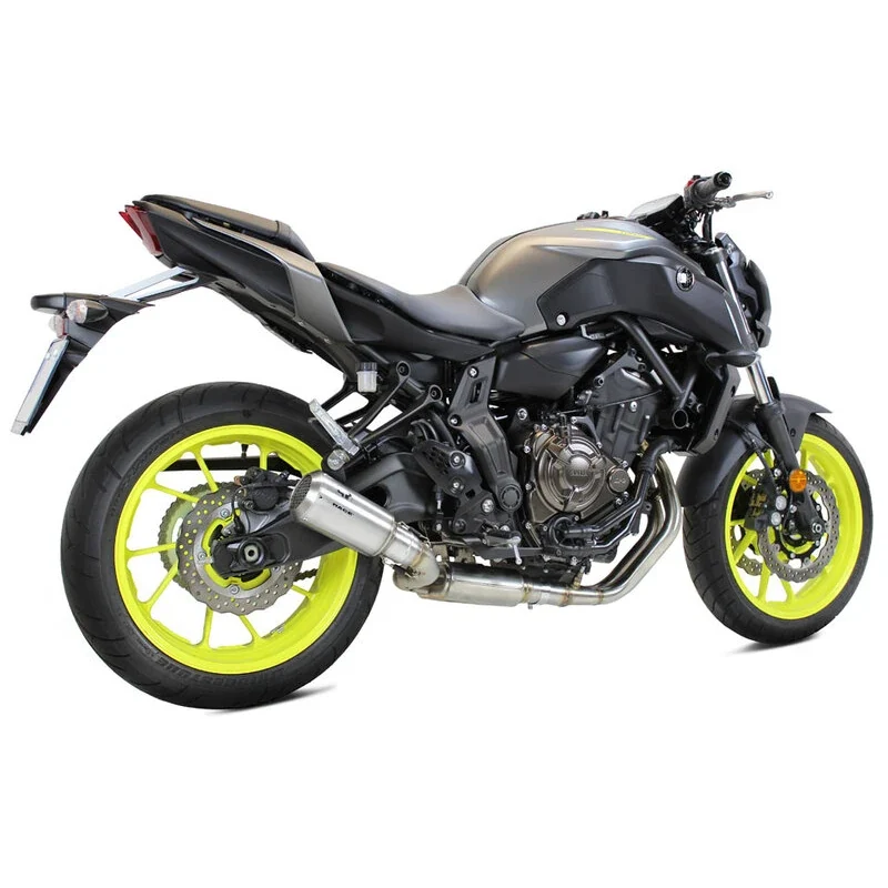 Komplettanlage IXRACE MK2 Edelstahl Silber – Yamaha MT-07 2014-2020