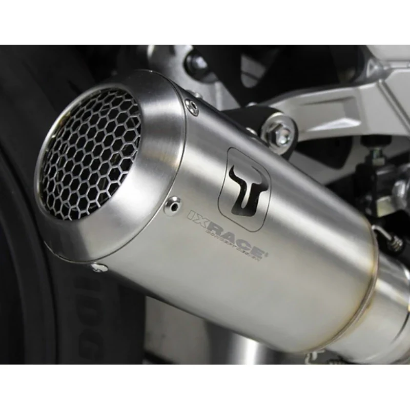 Komplettanlage IXRACE MK2 Edelstahl Silber – Yamaha MT-07 2014-2020