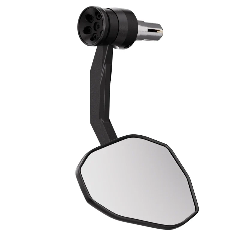 Lenkerendenspiegel mit LED-Blinker Highsider Pro Victory-Rim schwarz, E-geprüft