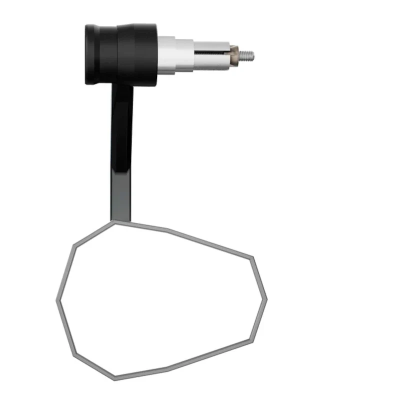 Lenkerendenspiegel mit LED-Blinker Highsider Pro Stealth-Rim X7, E-geprüft