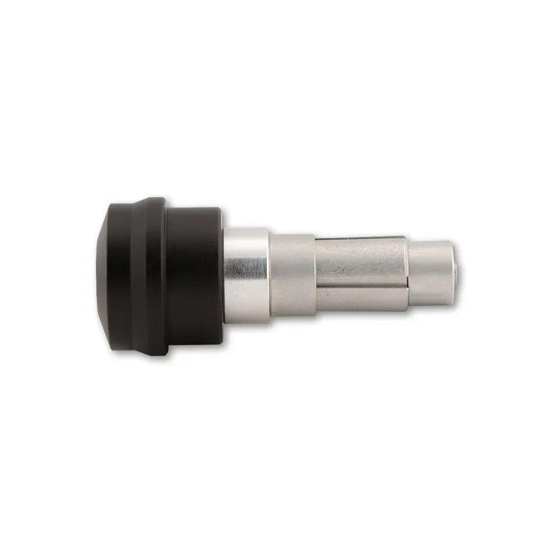 Lenkerenden Highsider Marano-LS mit Spiegelaufnahme, Schwarz, Klemmung 12-22 mm