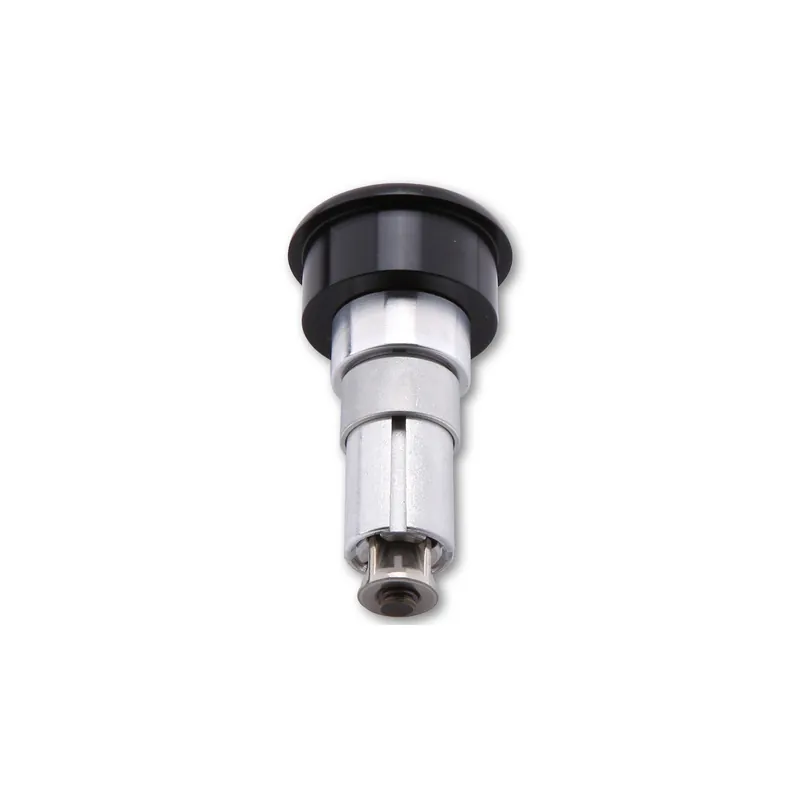 Lenkerenden Highsider Curve mit Spiegelaufnahme, Schwarz, Klemmung 12-22 mm