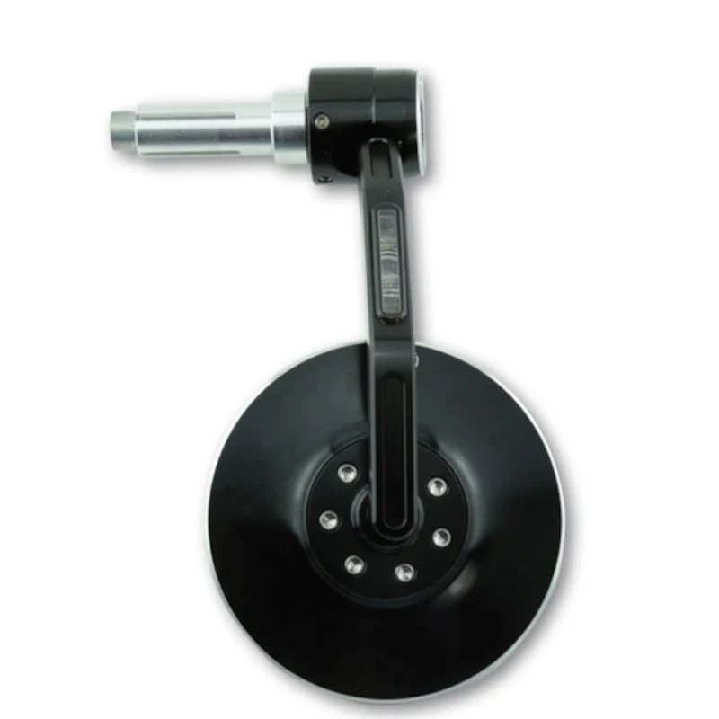 Lenkerendenspiegel mit LED-Blinker Highsider Pro Conero schwarz, E-geprüft