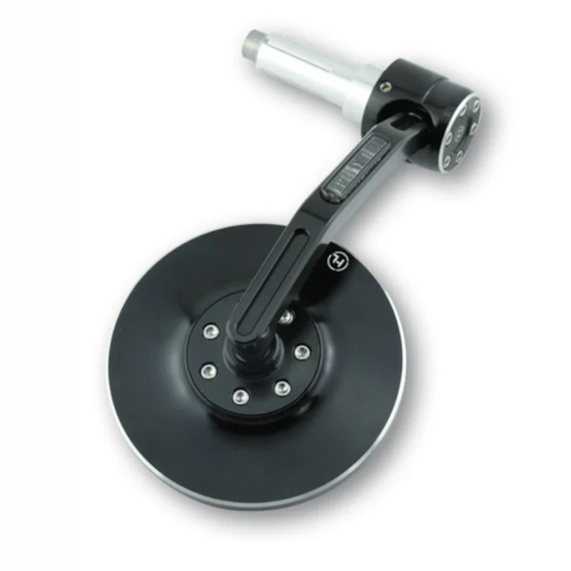 Lenkerendenspiegel mit LED-Blinker Highsider Pro Conero schwarz, E-geprüft