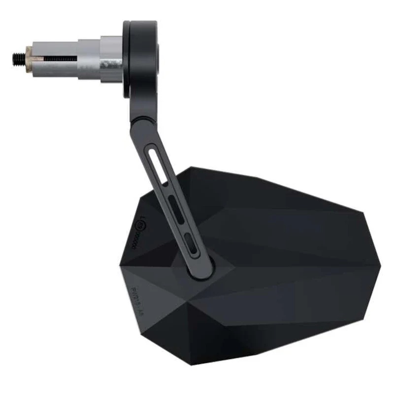 Lenkerendenspiegel Highsider Pro Stealth-X5 Evo-Short, Schwarz, Ø 12-22 mm