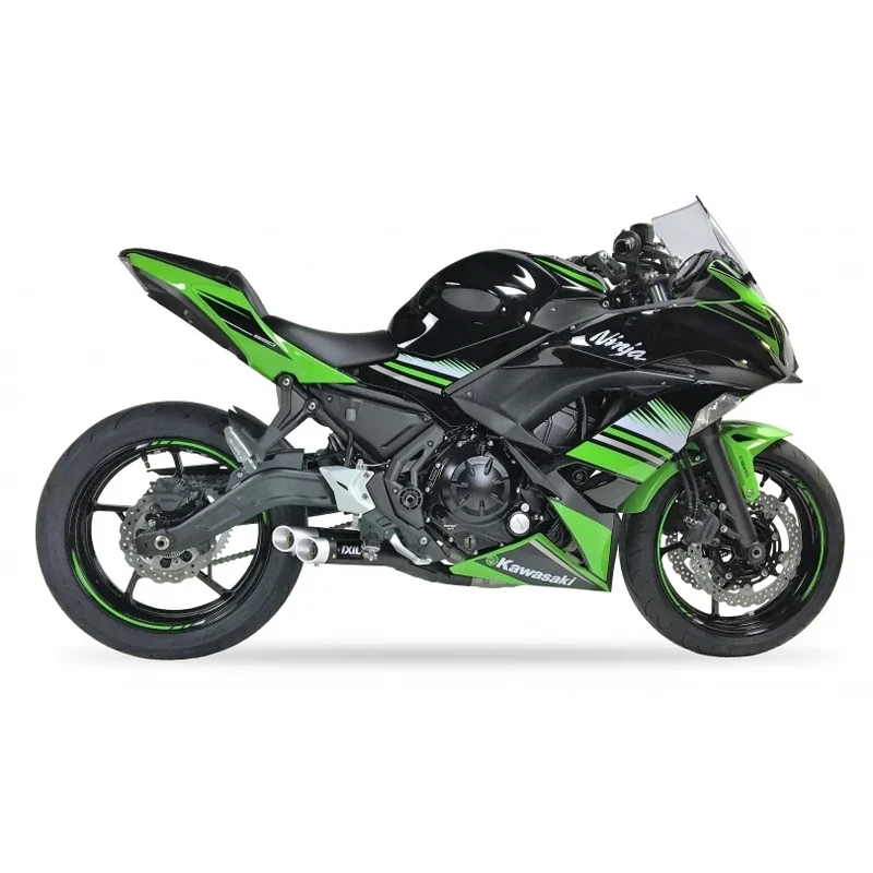 Komplettanlage IXIL Dual Hyperlow Black XL – Kawasaki Z 650 Ninja 650 2017-2019