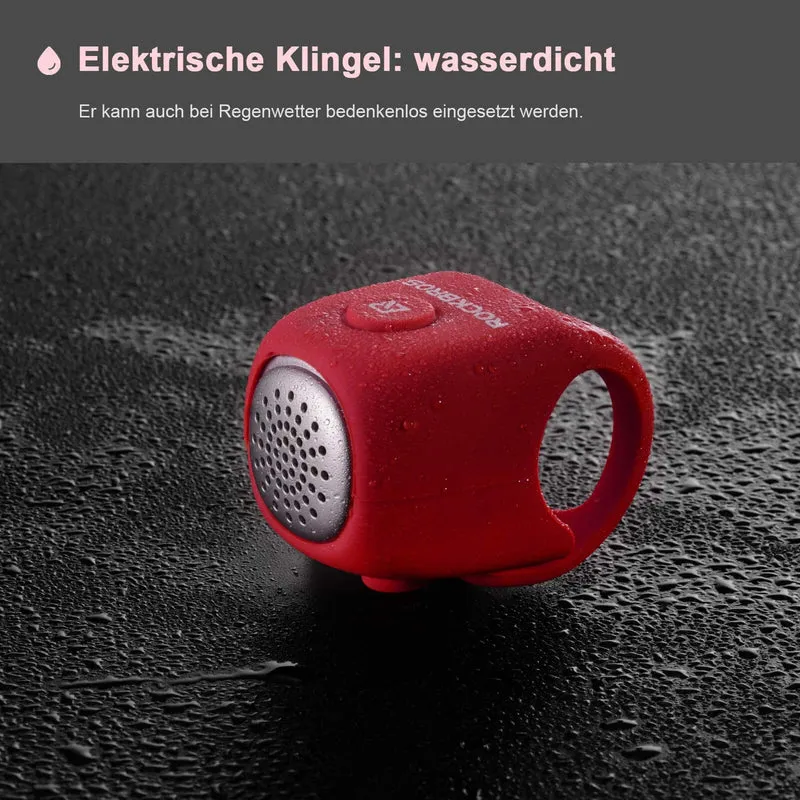ROCKBROS Fahrradklingel Elektronisch Glocke IPX4 Wasserdicht