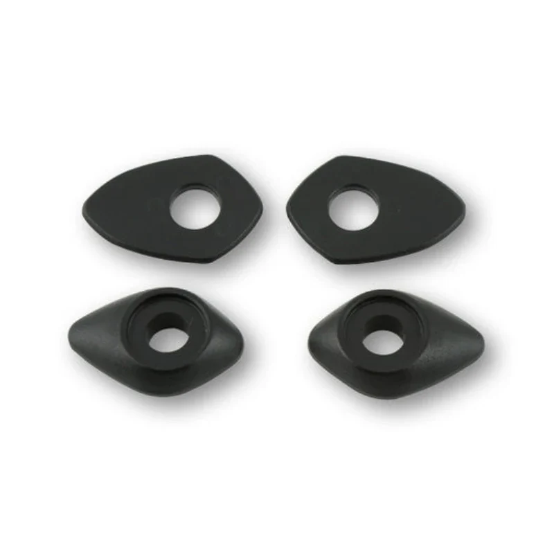 Blinker Adapterplatten Highsider Ducati M10, Schwarz, ABS, 36x25 mm