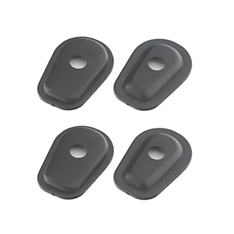 Blinker Adapterplatten Highsider Kawasaki M10, Schwarz, ABS, 52x35 mm