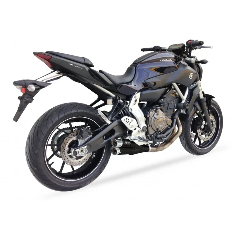 Komplettanlage IXIL Dual Hyperlow Black XL – Yamaha MT-07 XSR 700 Tracer 700