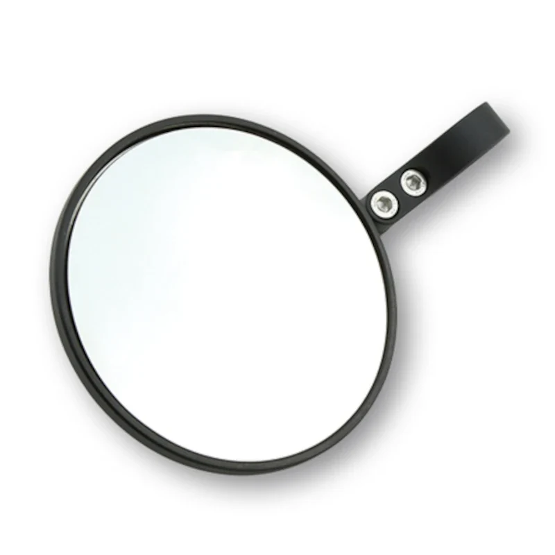 Lenkerendenspiegel Highsider Circula-P, Schwarz, E-geprüft, Ø 22-30 mm