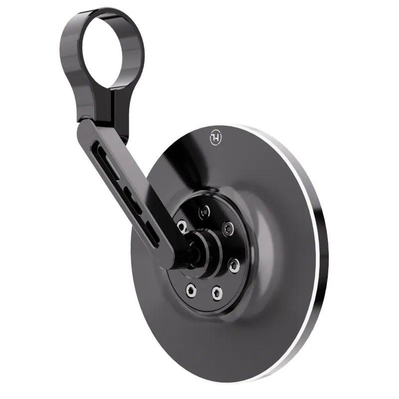 Lenkerendenspiegel Highsider Pro Conero, Schwarz, E-geprüft, Ø 22-30 mm