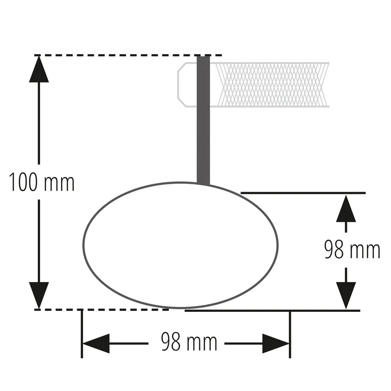 Lenkerendenspiegel Highsider Pro Conero, Schwarz, E-geprüft, Ø 22-30 mm