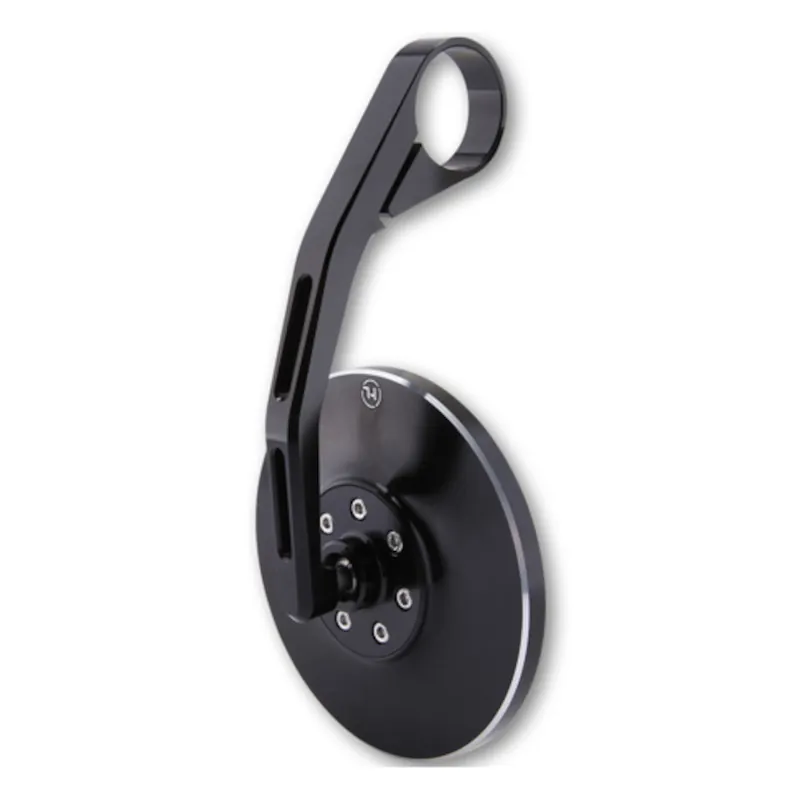 Lenkerendenspiegel Highsider Pro Conero, Schwarz, E-geprüft, Ø 22-30 mm