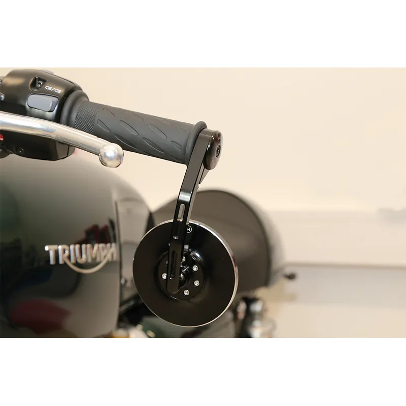 Lenkerendenspiegel Highsider Pro Conero, Schwarz, E-geprüft, Ø 22-30 mm