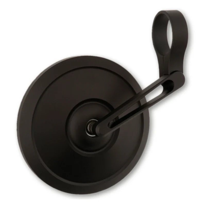 Lenkerendenspiegel Highsider Pro Retro, Schwarz, E-geprüft, Ø 22-30 mm