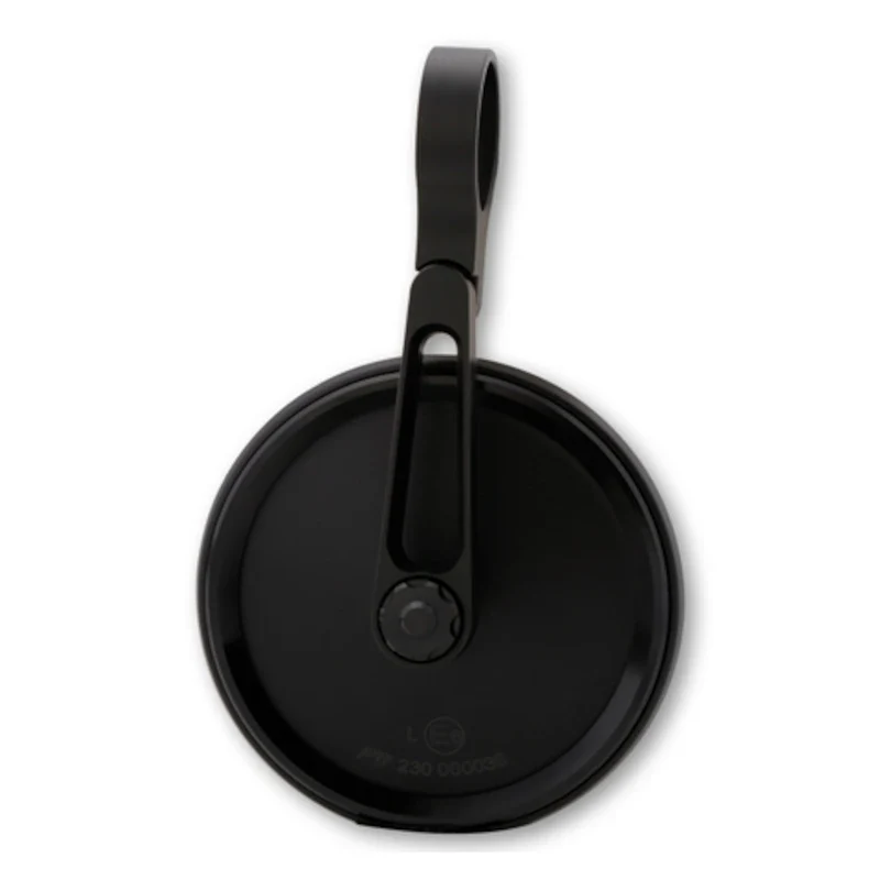 Lenkerendenspiegel Highsider Pro Conero-Run, Schwarz, E-geprüft, Ø 22-30 mm