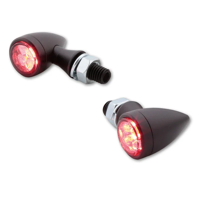 LED-Blinker mit Rück- & Bremslicht Highsider Smart Sixteen Bullet 3in1 E-geprüft