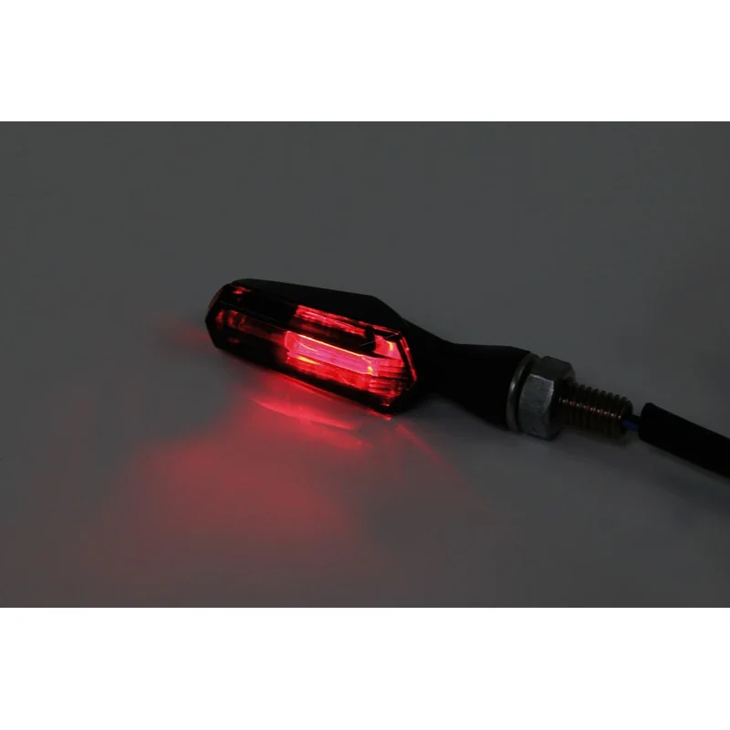 LED-Blinker mit Rück- & Bremslicht Highsider Smart Scuro 3in1, E-geprüft