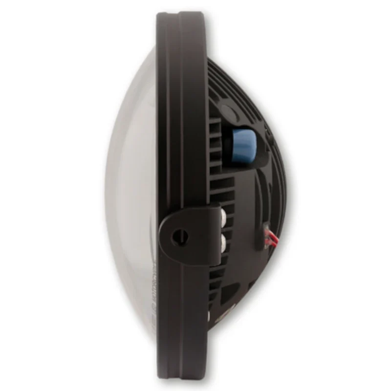 LED-Scheinwerfer Highsider Frame-R1 Typ 8 schwarz, Ø 200 mm, Seitlich, E-geprüft