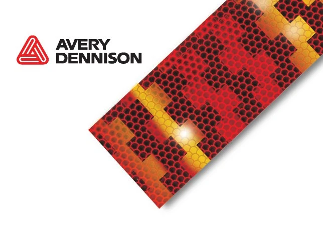 Avery Dennison Conspicuity Tape ECE 104-geprüft, 50 m ROT