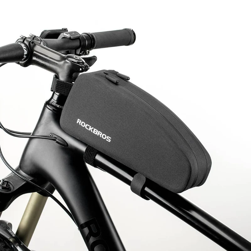 ROCKBROS wasserdichte Oberrohrtasche für Fahrrad 1L / 1.6 L Schwarz