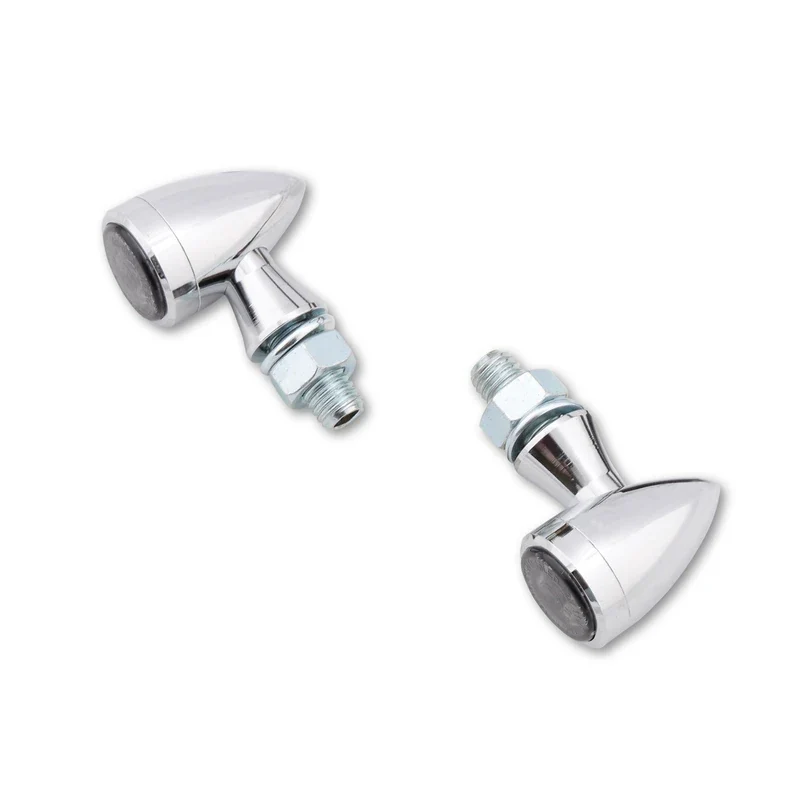 LED-Blinker Paar Highsider Smart Sixteen-Bullet, Getönt, M8, E-geprüft, 12V/11W
