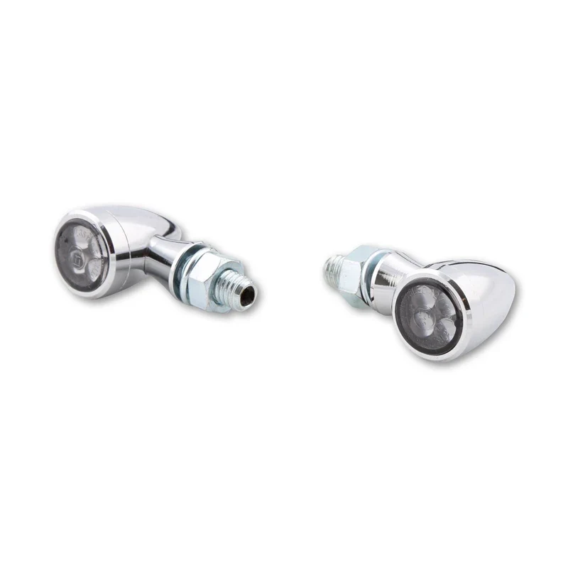 LED-Blinker Paar Highsider Smart Sixteen-Bullet, Getönt, M8, E-geprüft, 12V/11W