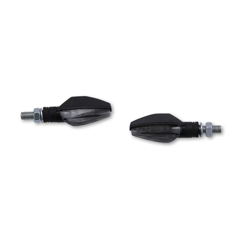 LED-Blinker Paar Highsider Smart Toledo schwarz, Getönt, M8, E-geprüft, 12V/1,5W