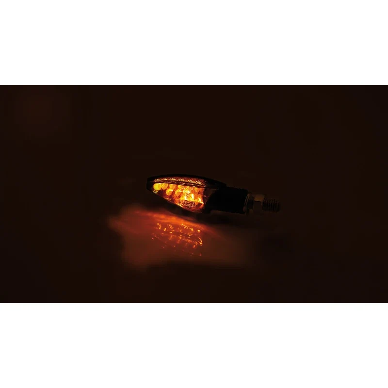 LED-Blinker Paar Highsider Smart Toledo schwarz, Getönt, M8, E-geprüft, 12V/1,5W