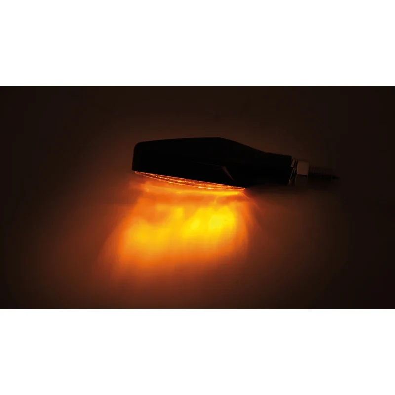 LED-Blinker Paar Highsider Smart Stix schwarz, Getönt, M8, E-geprüft, 12V/1W