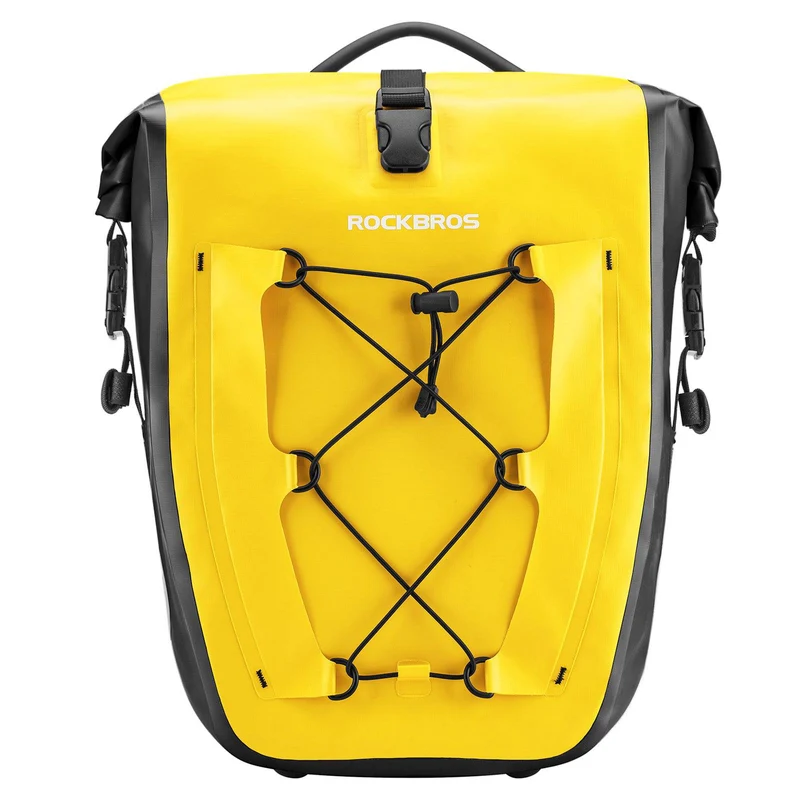 ROCKBROS Gepäckträgertasche 25L-32L 100 % wasserdicht mit Tragegriff