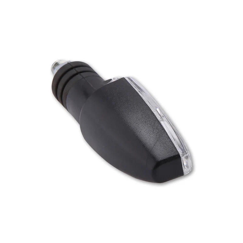 LED-Blinker Paar Highsider Smart Como schwarz, Klar, M8, E-geprüft, 12V/1,4W
