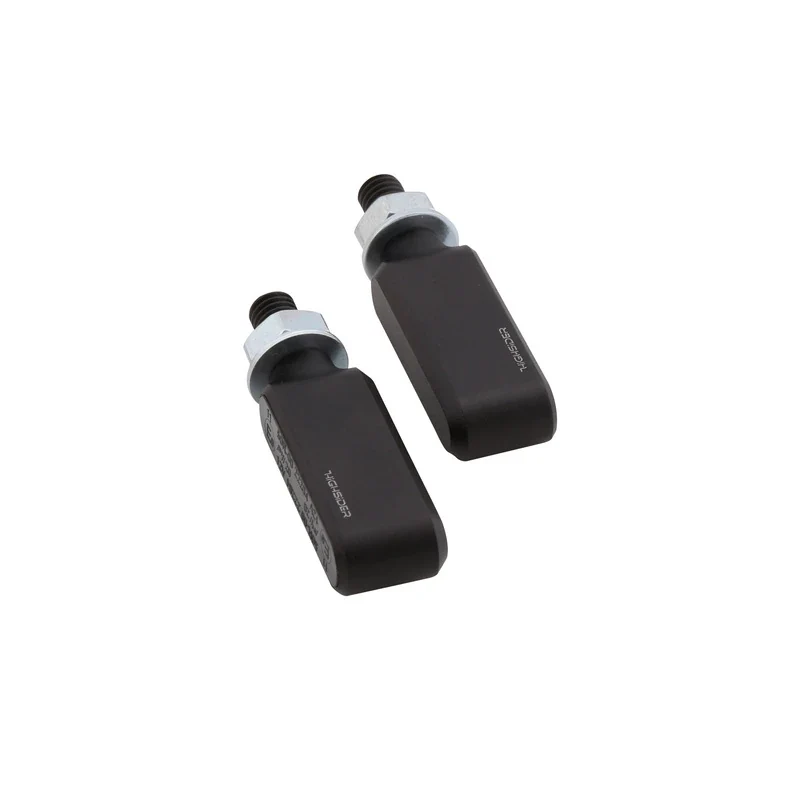 LED-Blinker Paar Highsider Pro Bronx-MX schwarz, Getönt, M8, E-geprüft, 12V/1,9W