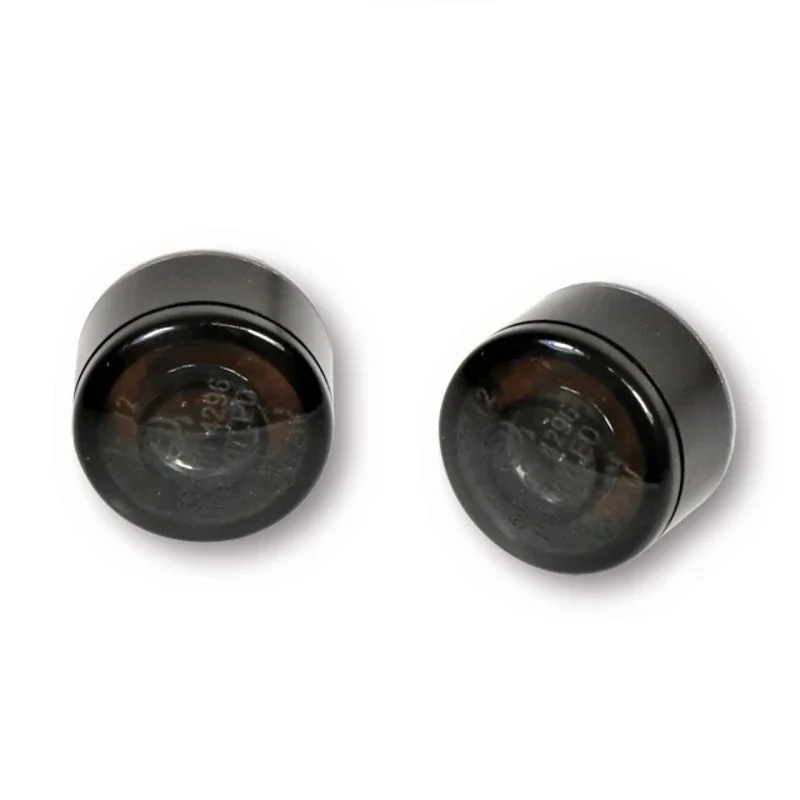 LED-Einbaublinker Paar Highsider Apollo, Getönt, E-geprüft, 12V/3W