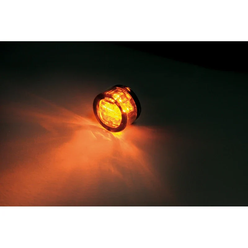 LED-Einbaublinker Paar Highsider Micro-Pin, Getönt, E-geprüft, 12V/0,5W