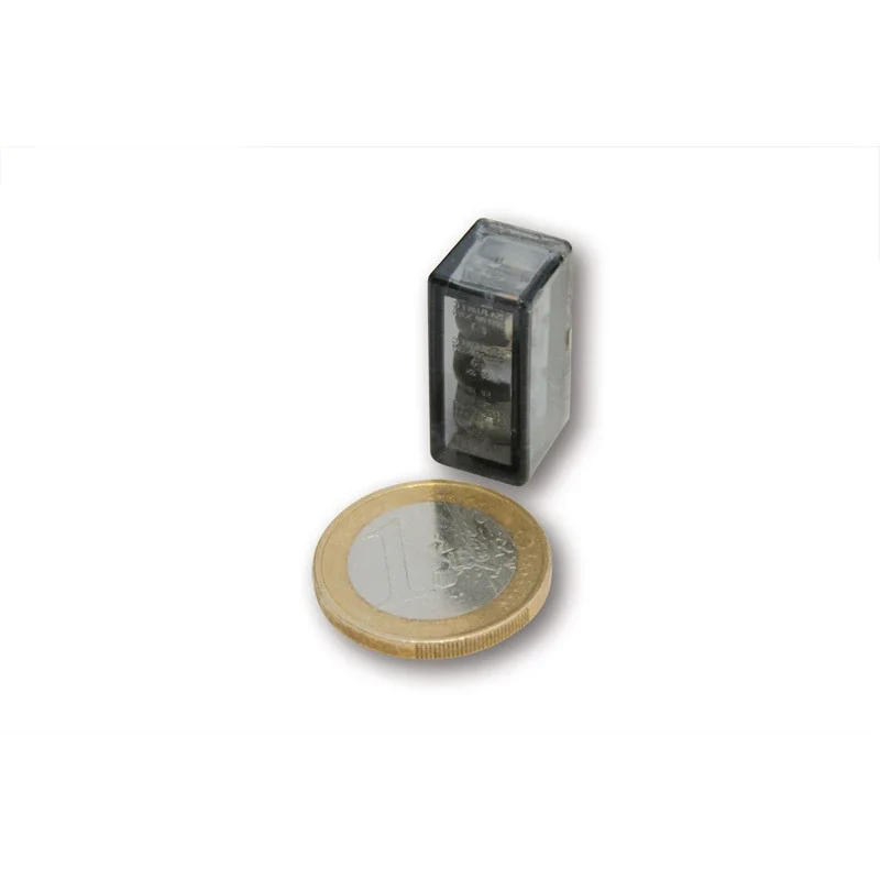 LED-Einbaublinker Paar Highsider Cube-V, Getönt, E-geprüft, 12V/1,6W