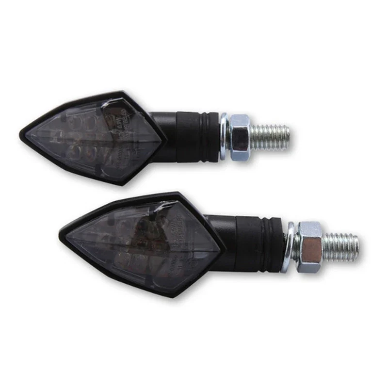 LED-Blinker Paar Highsider Smart Rock, Getönt, M8, E-geprüft, 12V/0,9W