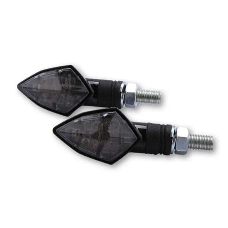 LED-Blinker Paar Highsider Smart Rock, Getönt, M8, E-geprüft, 12V/0,9W