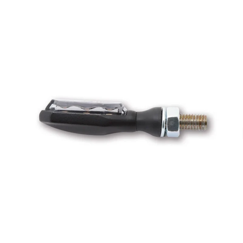 LED-Blinker Paar Highsider Pro Sonic-X1 schwarz, Getönt, M8, E-geprüft, 12V/2W