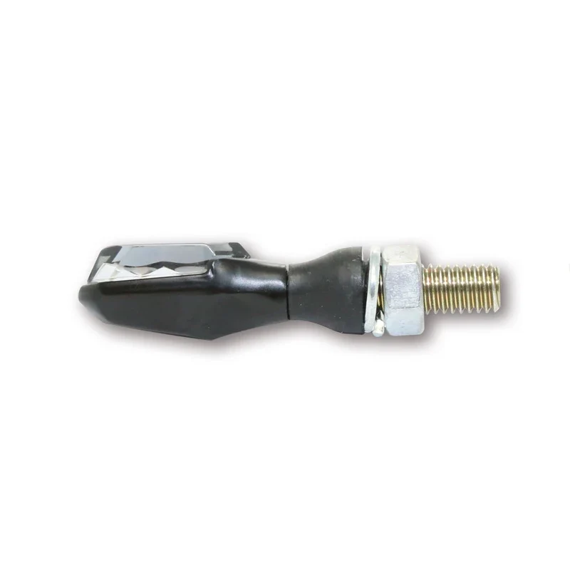 LED-Blinker Paar Highsider Pro Sonic-X2 schwarz, Getönt, M8, E-geprüft, 12V/1,6W