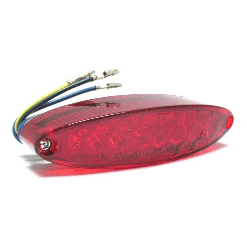 LED-Rücklicht Highsider Number 1, 106x30 mm, mit KZL, E-geprüft, 12V/1W