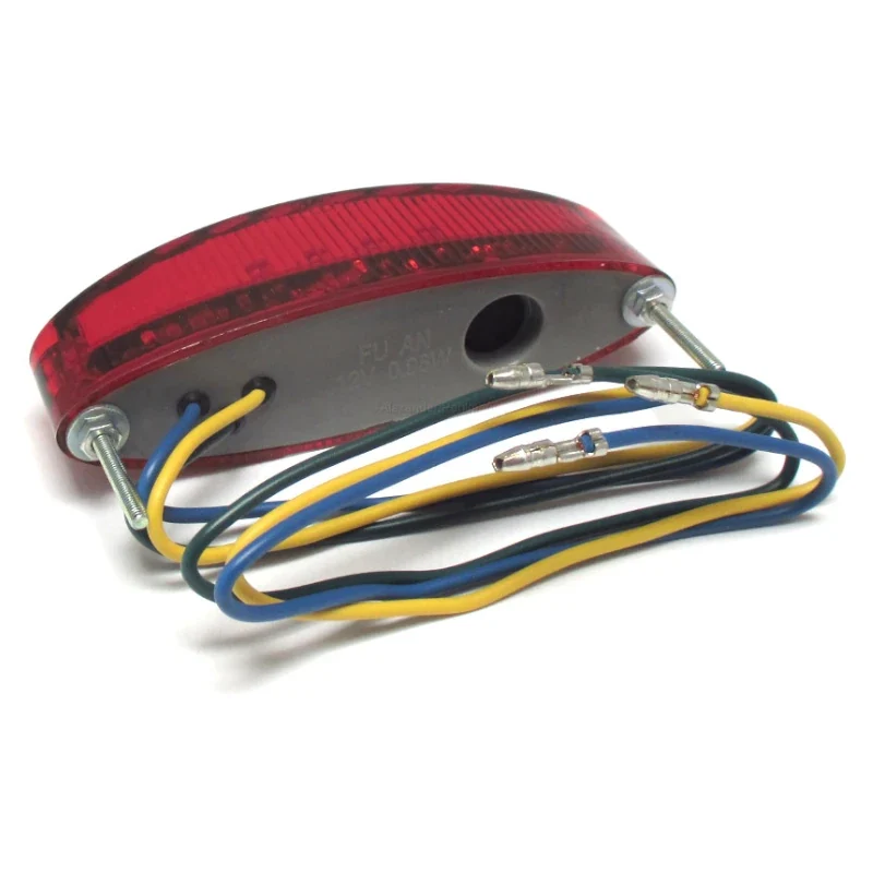 LED-Rücklicht Highsider Number 1, 106x30 mm, mit KZL, E-geprüft, 12V/1W