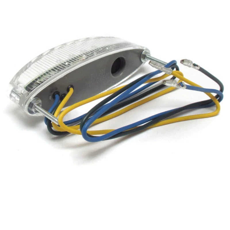 LED-Rücklicht Highsider Number 1, 106x30 mm, mit KZL, E-geprüft, 12V/1W